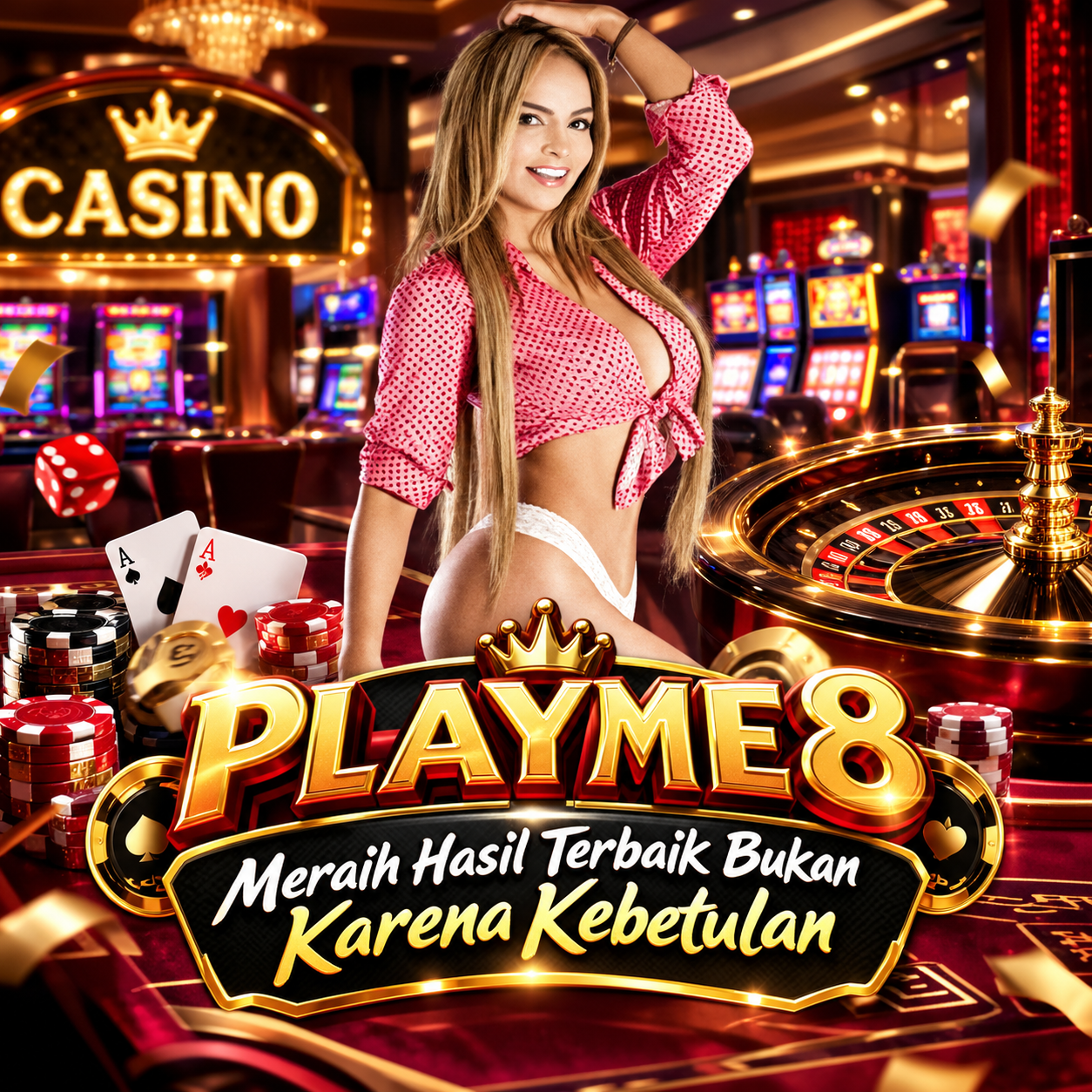 Playme8 - Meraih Hasil Terbaik Bukan Karena Kebetulan