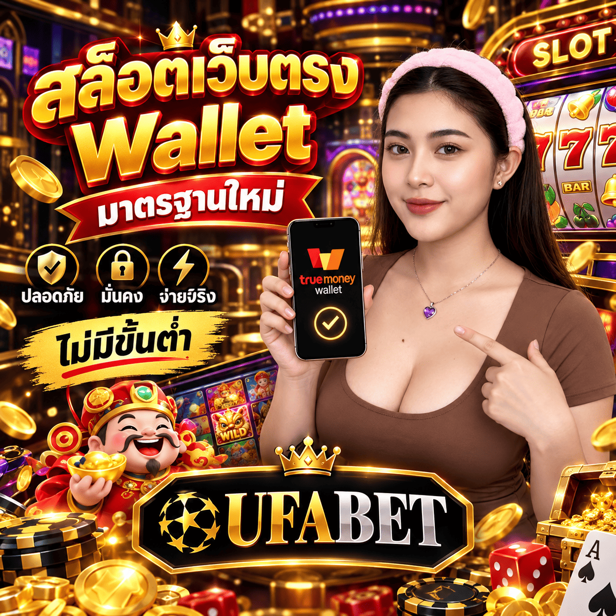 สล็อตเว็บตรง Wallet มาตรฐานใหม่ ปลอดภัย มั่นคง จ่ายจริง ไม่มีขั้นต่ำ